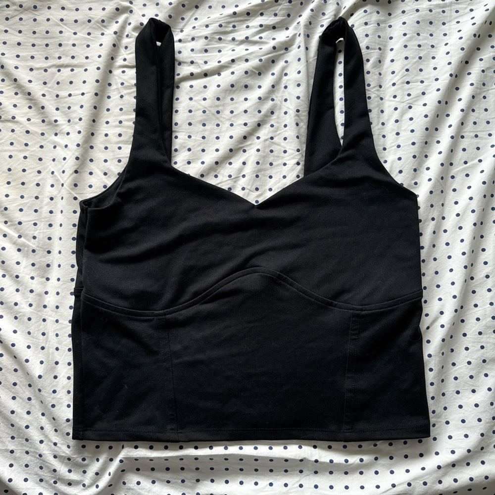 Abercrombie corset sports top
